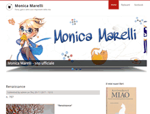 Tablet Screenshot of monicamarelli.com